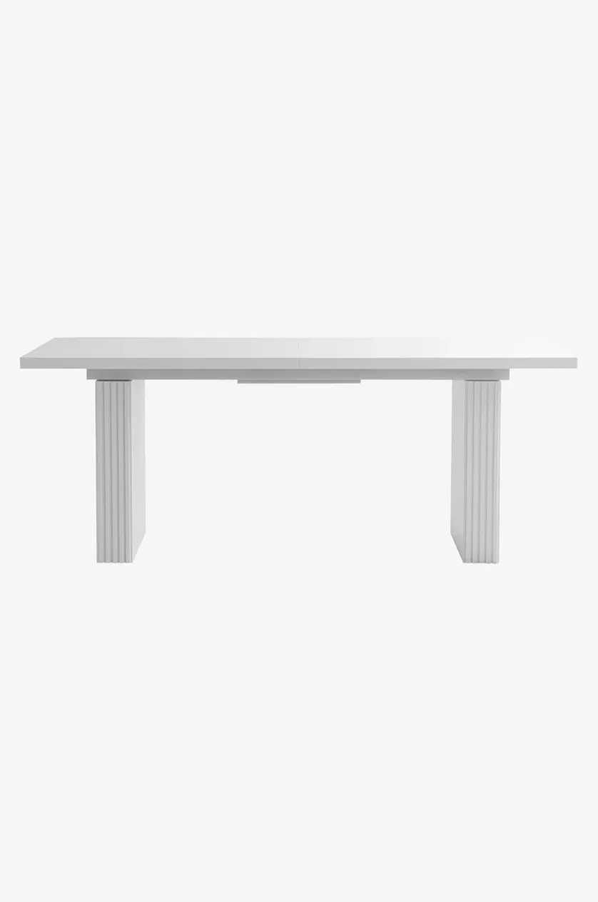 PALANZO spisebord med tillægsplade 105x196+45 cm