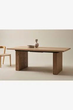 PALANZO spisebord med tillægsplade 105x196+45 cm