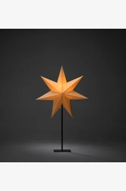 Papirstjerne metalfod højde 65 cm