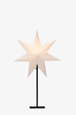 Papirstjerne metalfod højde 65 cm