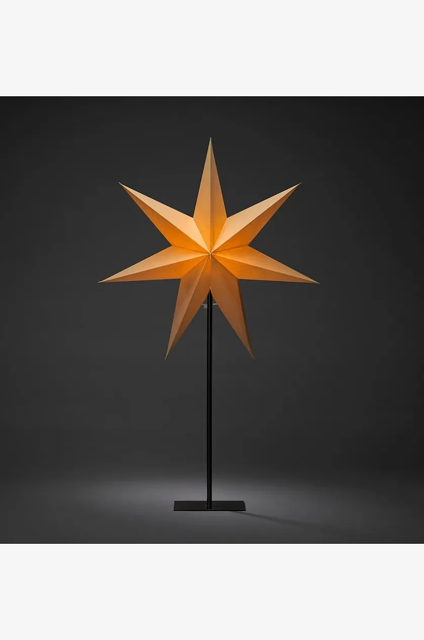 Papirstjerne metalfod højde 80 cm