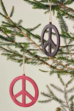 PEACE juledekoration 4-pak