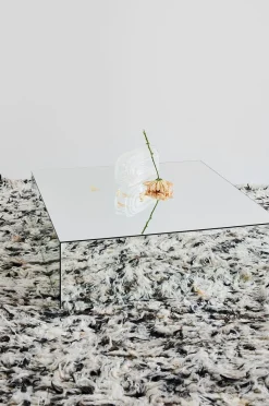 Ponti bord i spejlglas 80x80 cm