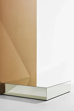 Ponti sofabord i spejlglas 110x110 cm