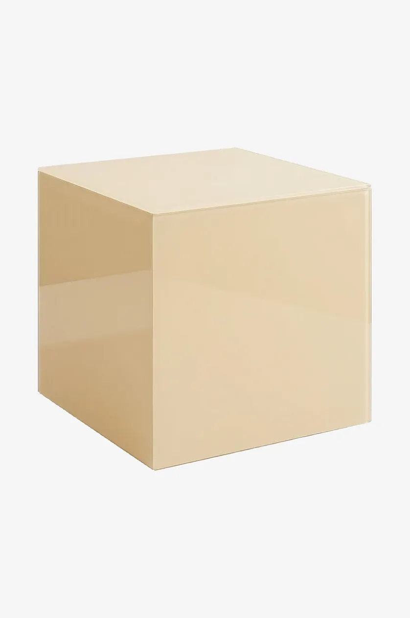 Pop kube i farvet glas 35x35 cm