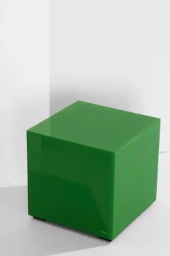 Pop kube i farvet glas 35x35 cm