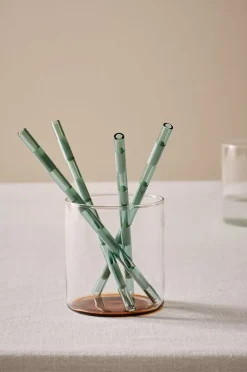 POPPY sugerør i glas 4-pak