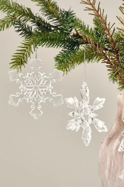 SNOWFLAKE juledekoration 4-pak