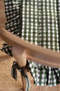 SOFIE sædepude fremstillet af seersucker 2-pak