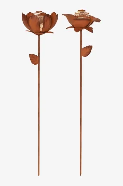 Solcelledekoration Oxida Blomst 2-p
