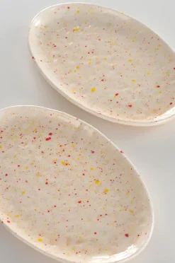 SPRINKLE tallerken oval 2-pak
