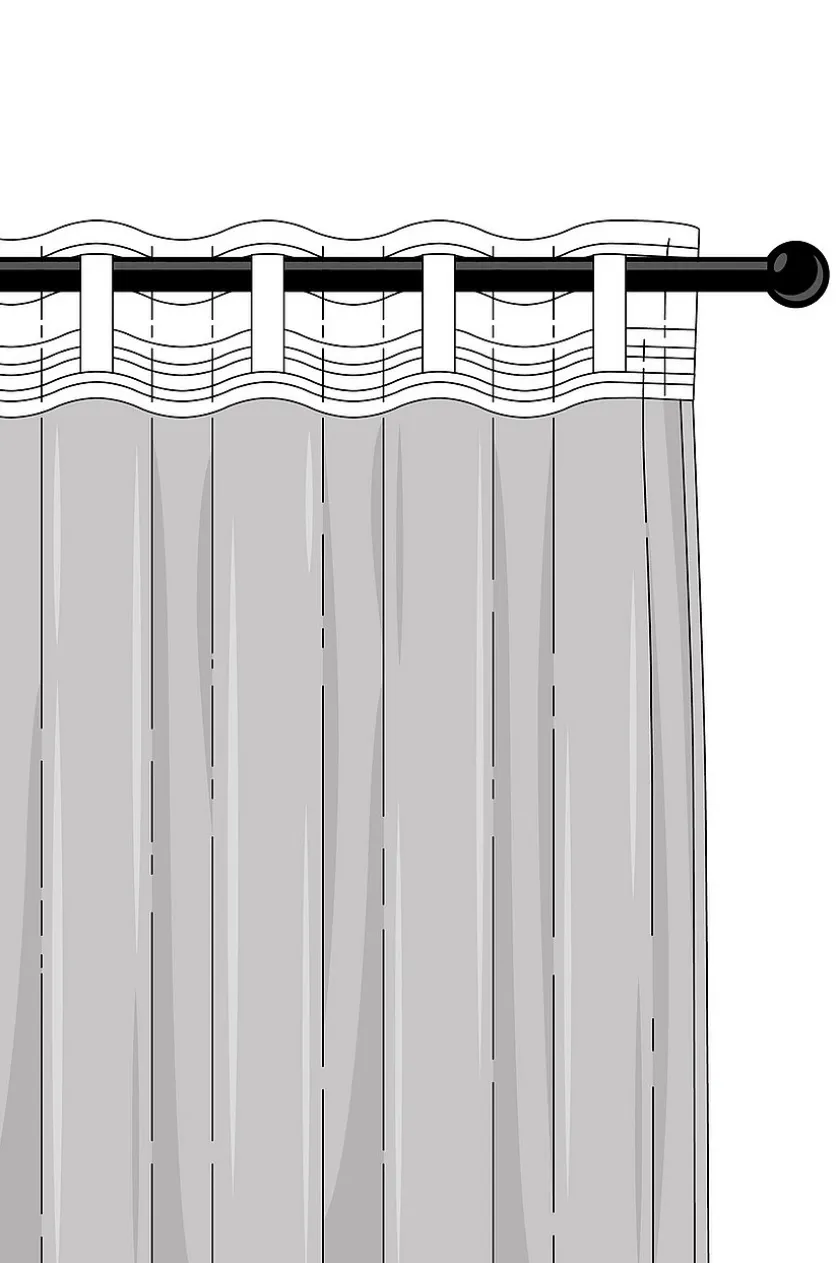 TEA multifunktionsgardin 2-pak