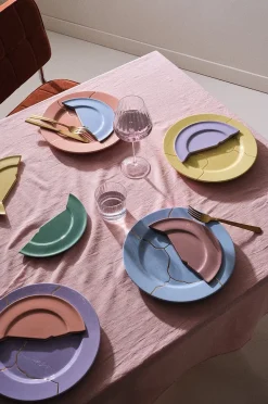 THE HALF PLATES sidetallerken 6-pak