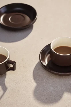 THELMA kaffekop med sidetallerken 2-pak