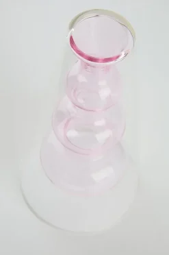 TILO PINK glasvase højde 18 cm