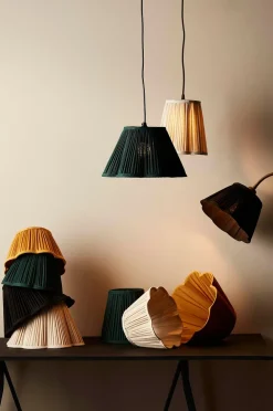 Topringsskærm Siv Plissé 30 cm